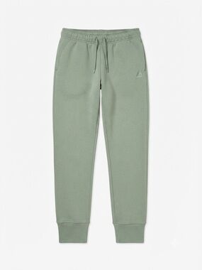 Reebok Sage Green Fleece Joggers Sweatpants Cinch Cuffs Drawstring XS